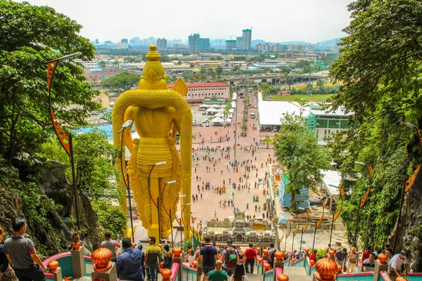 Estátua Lord Murugan Batu Caves Kuala Lumpur — Fotografia de Stock