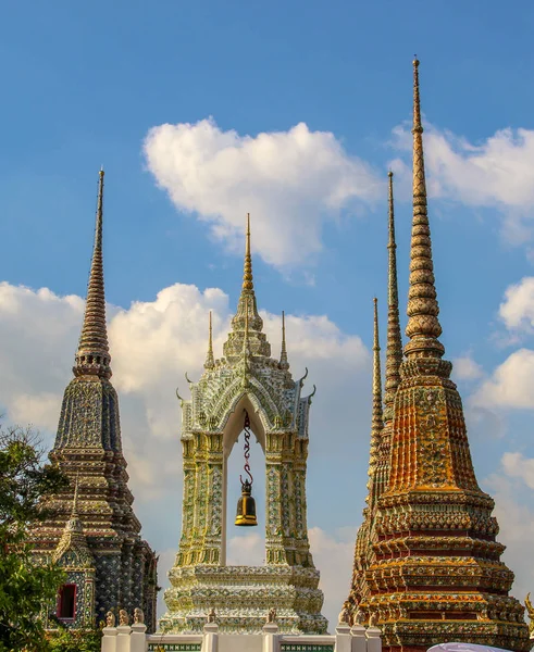 Buda Heykelleri Wat Pho Tapınağı Bangkok — Stok fotoğraf