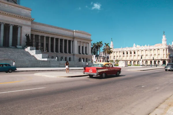 Antiguas Calles Edificios Habana Cuba — Foto de Stock