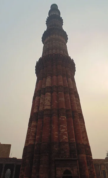 Qutub Minar Turm Und Grab Delhi Indien — Stockfoto