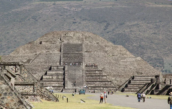 Πυραμίδα Της Σελήνης Τετιουακάν Mecixo City — Φωτογραφία Αρχείου