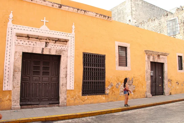 Vecchia Porta Dello Yucatan Merida Messico — Foto Stock