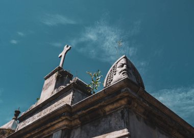 La Recoleta Cemetery in Buenos Aires, Argentina South America  clipart