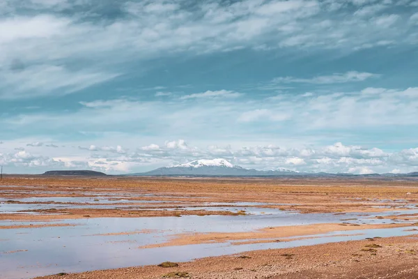 Endlose Landschaften Mit Spiegelung Wie Himmel Salar Uyuni Bolivien — Stockfoto