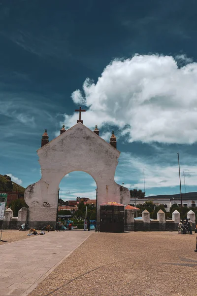 Базилика Богоматери Копакабаны Боливии — стоковое фото