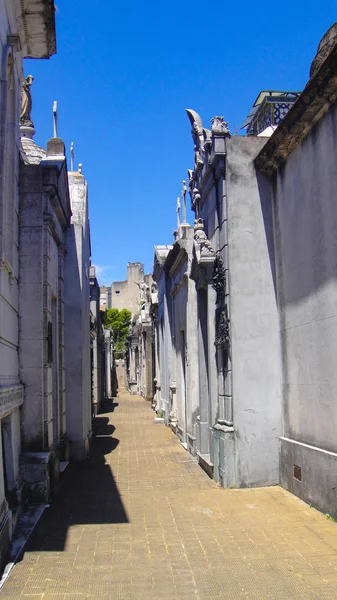 Cemitério Recoleta Buenos Aires Argentina América Sul — Fotografia de Stock