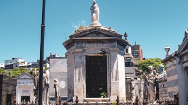 Buenos Aires'teki La Recoleta Mezarlığı, Arjantin Güney Amerika 