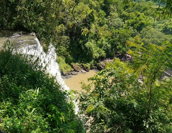 Iguazu Wasserfälle Der Grenze Zwischen Brasilien Und Argentina Argentina — Stockfoto