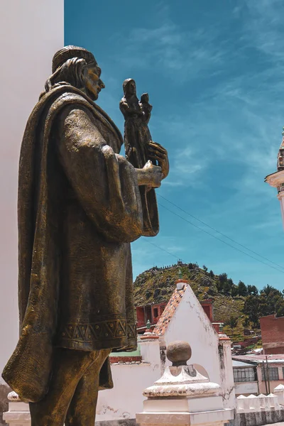 Basiliek Van Onze Lieve Vrouw Van Copacabana Bolivia — Stockfoto