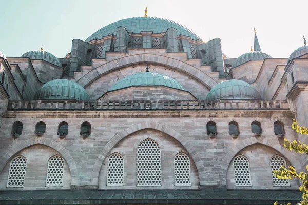 Mezquita Suleymaniye Mezquita Suleyman Magnífico Estambul Hecha Por Maestro Sinan — Foto de Stock