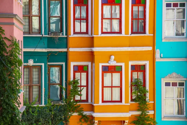 Edifici Colorati Balat Istanbul — Foto Stock