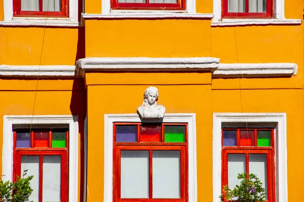 Edifícios Coloridos Balat Istambul — Fotografia de Stock