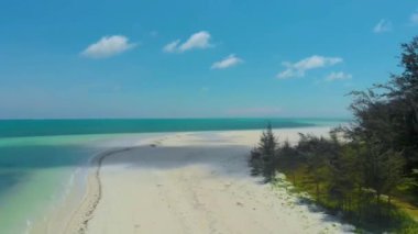 Balabac, Palawan, Filipinler Bugsuk Adası'nda Punta Sebaring hava manzara