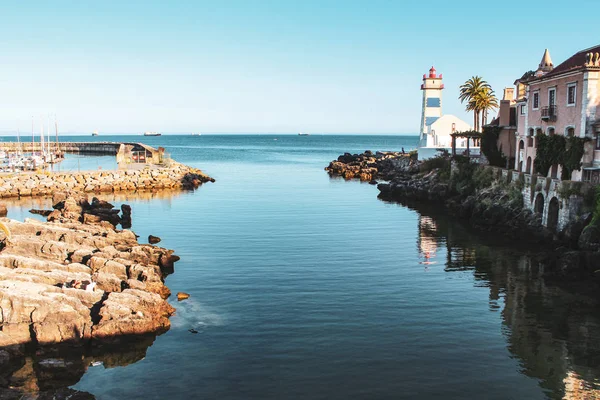 Santa Marta Lighthouse Museum Cascais Lisbon Portugal — стокове фото