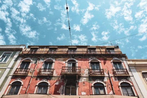 Edifici Colorati Lisbona Portogallo — Foto Stock