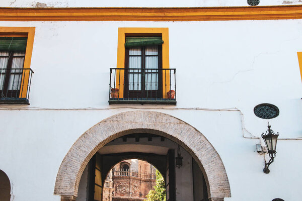 Andalusia with Colorful building and old architecture in Spain
