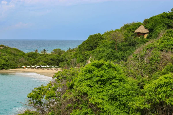 Kolombiya Nın Cabo San Juan Del Guia Kentindeki Tayrona Ulusal — Stok fotoğraf