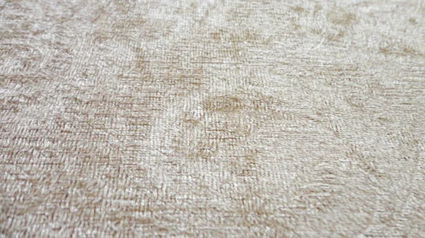 Beige color fabric texture for background close up top view