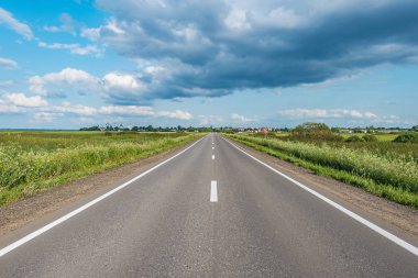 Yeni otoyol küçük yerleşim görünümünü.