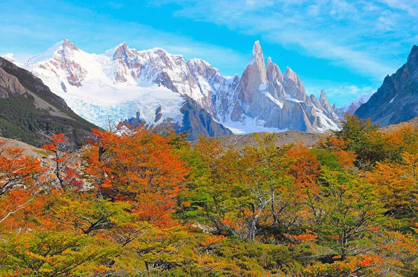 Cerro Torre Mountain Národní Park Los Glaciares Argentina — Stock fotografie