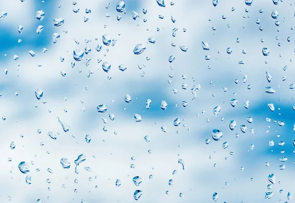 Water Drops Window Rain — Stock Photo, Image