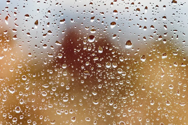 Water Drops Window Rain — Stock Photo, Image