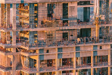 Konut inşaat İnşaat sitenin görünümünü.