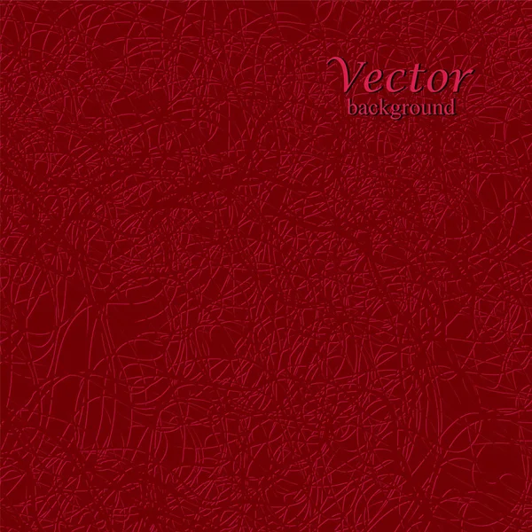 Šedá Vlákno Červeném Pozadí Vektorové Ilustrace — Stockový vektor