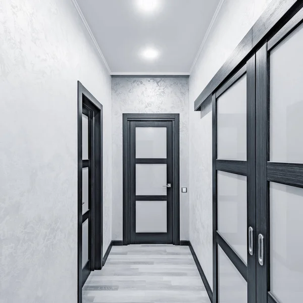 豪华丰富的公寓中的走廊内部 — 图库照片
