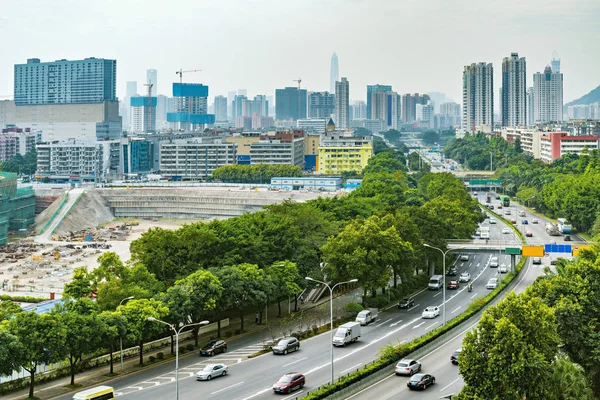 Road City District Shenzhen China — Stock Photo, Image