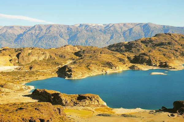 Allgemeiner Carrera See. Südpatagonien. Chili. Südamerika. — Stockfoto
