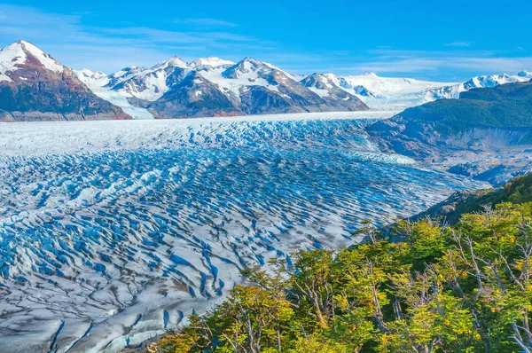 Geleira cinzenta. Parque Nacional Torres del Paine. Chile . — Fotografia de Stock