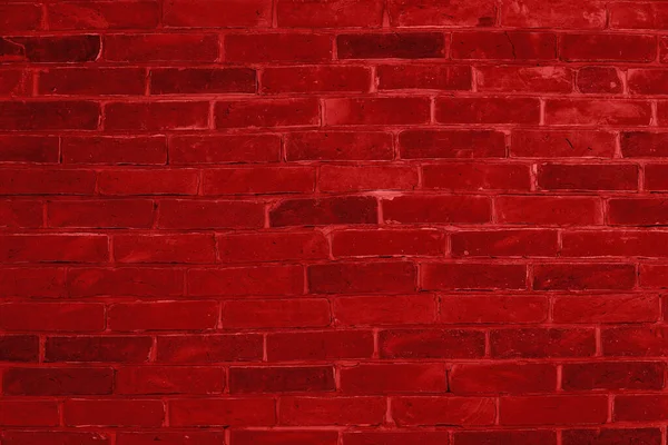 Röd Tegelvägg Bakgrund Inne Rummet — Stockfoto