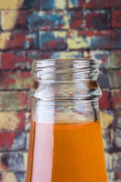 Butelka Soda pomarańczowa — Zdjęcie stockowe