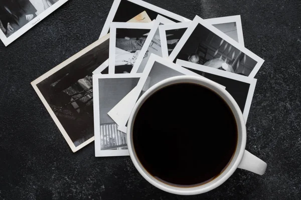 Erinnerungen bei Kaffee — Stockfoto