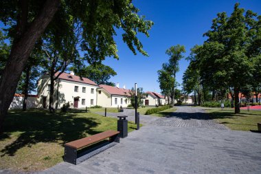Tallinn, Estonya 16 Haziran 2019 tarihinde 1874 yılında inşa edilen Maarjamae Sarayı, şu anda Estonya Tarih Müzesi'ne aittir..