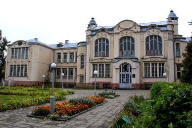 Rusya'da Moskova bölgesinde küçük bir kasabada Eski okul binası Bogorodskaya Gymnasium.