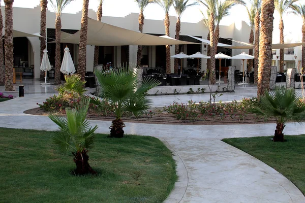 Sharm El Sheikh, Egipto, 05 de septiembre de 2018. Hotel Le Royal resort Sharm Sheikh. Uno de los restaurantes del hotel —  Fotos de Stock