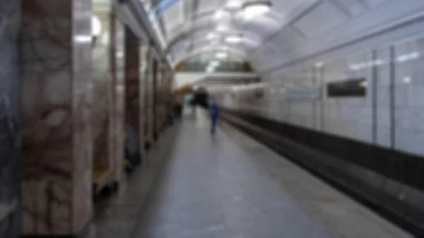 Hintergrund Einer Metrostation Moskau Russland — Stockfoto