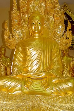 Altın Buda heykeli, Budist dininin sembolü, Tayland, Pattaya