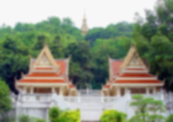 Defokussiert Buddhistischer Tempel Religiöser Buddhismus Konzept Für Den Vesaktag — Stockfoto