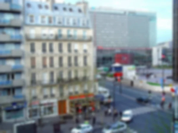 Defocused Photography Sunny Spring Day Paris Architecture France Blurred Background — Stock Photo, Image