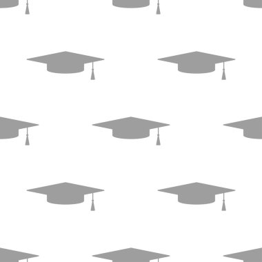 beyaz arka plan Vektör düz illüstrasyon açık gri akademik ışık kapakları sorunsuz desen