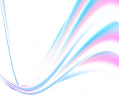 Beyaz arkaplanda soyut mavi dalgalar