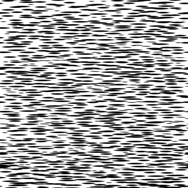 Dikişsiz desen: beyaz arka plan üzerinde siyah yatay çizgiler. Soyutlama. Vektör çizimi.