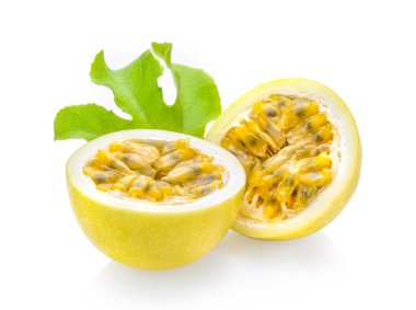 passionfruit isolated on white background clipart