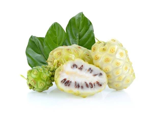 Noni Fruit White Background — Stock Photo, Image