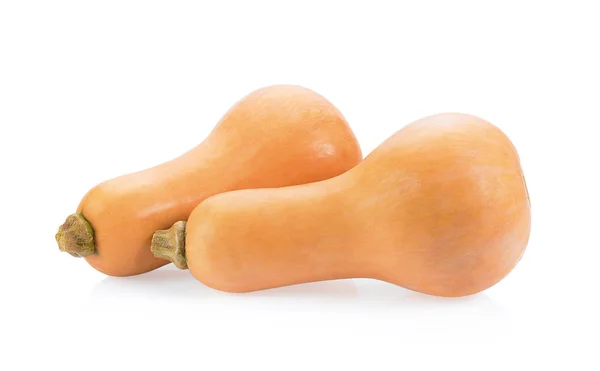 Butternut Squash Geïsoleerd Witte Achtergrond — Stockfoto