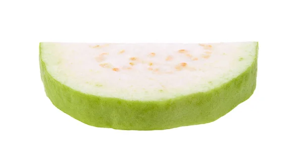 Guava Fruit Slice Isolated White Background — Stock Photo, Image