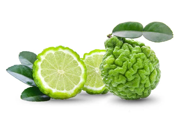 白色背景的Bergamot — 图库照片